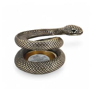 Coiled Snake 3 Wick Candle Holder Bath and Body Works Halloween 2024